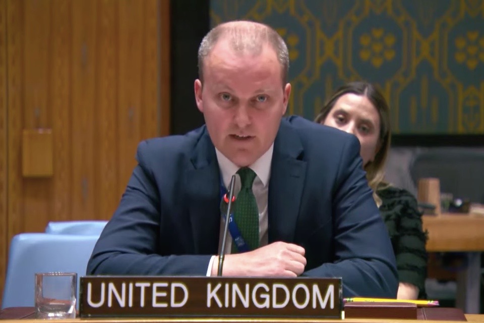 The UK at the UN Security Council called for combating military-industrial support to Russia