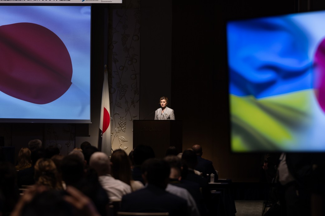 Olena Zelenska at Tokyo Forum: Rebuilding Ukraine means rebuilding its people