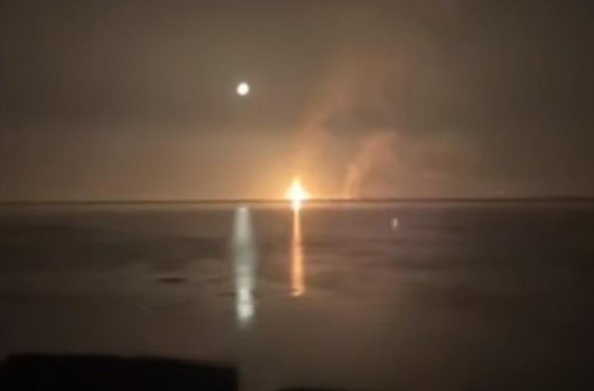 Russian drone strike hits gas infrastructure in Izmail