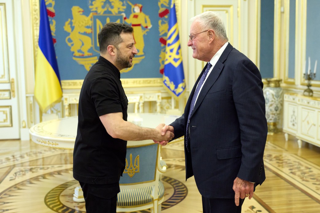 Volodymyr Zelensky met with U.S. Special Presidential Envoy General Keith Kellogg