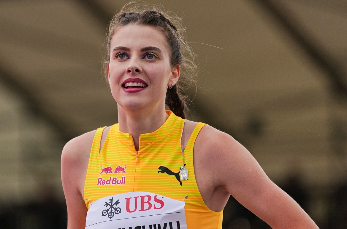 Yaroslava Mahuchikh won the silver medal in the 2025 Diamond League