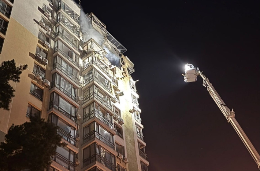 Massive drone attack: the number of injured in Kyiv has risen to 15, with two people killed