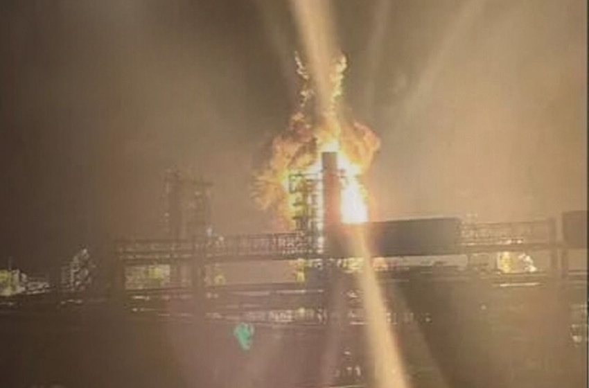 Drones struck the Kirishi Oil Refinery in Leningrad region