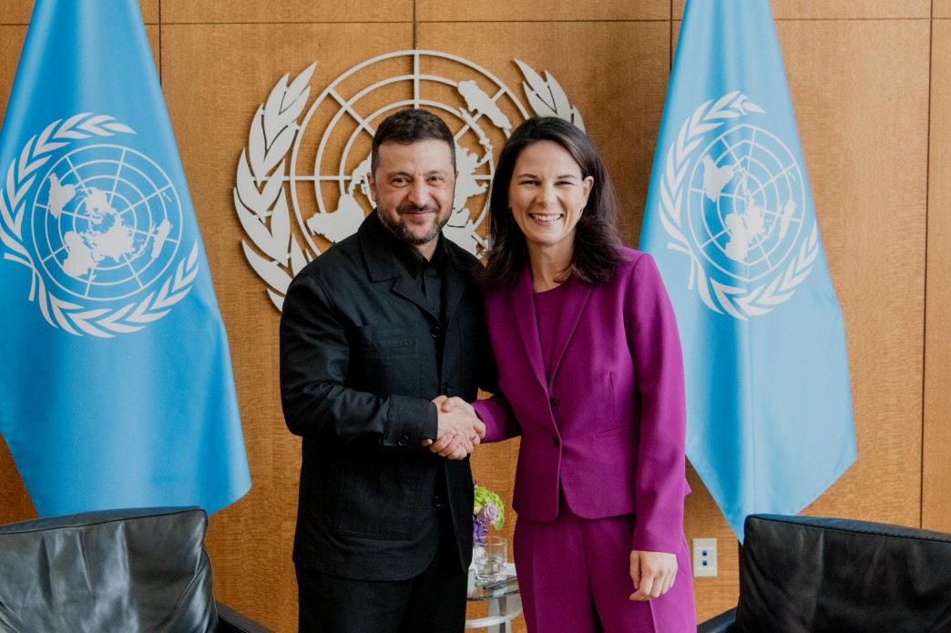 Volodymyr Zelensky and Annalena Baerbock discussed Ukraine’s priorities during the 80th session of the UN General Assembly