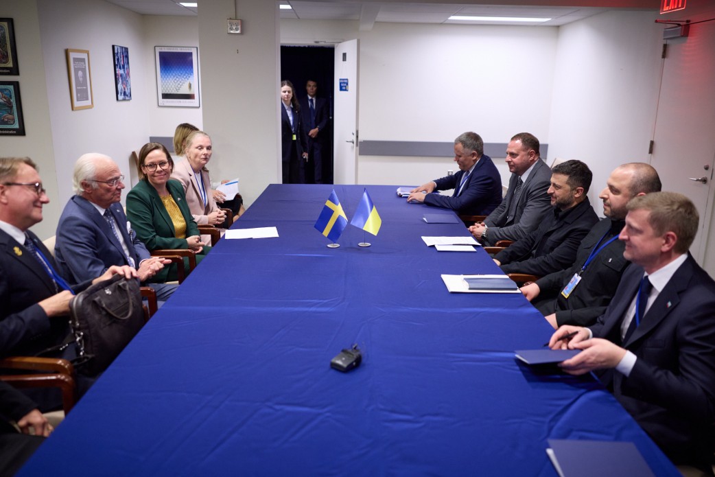 President of Ukraine met with King Carl XVI Gustaf of Sweden