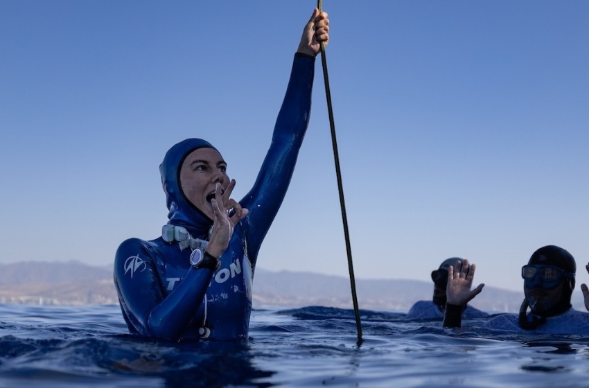 Ukrainian freediver Sadurska won her eighth medal at the World Championships