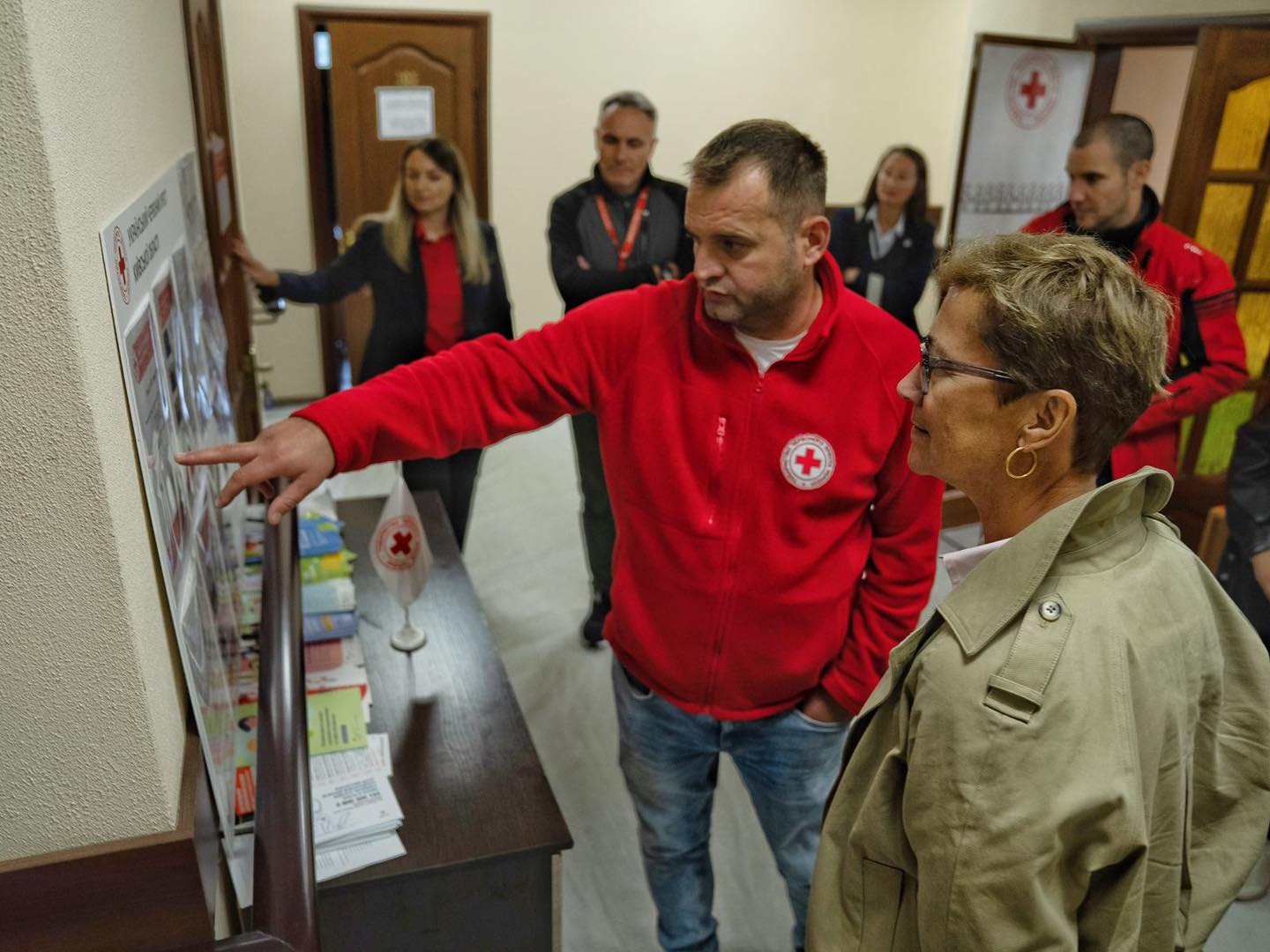 Ukrainian and French Red Cross representatives discuss key areas of cooperation
