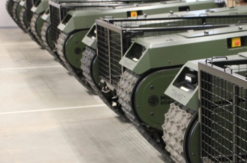 Ukraine will receive more than 150 combat THeMIS robots from the Netherlands and Estonia