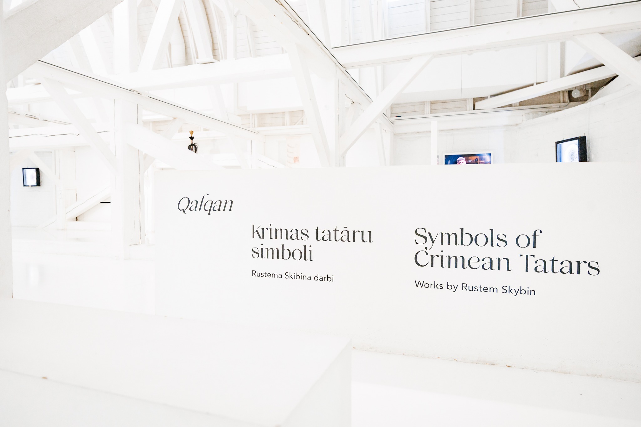 An exhibition titled QALQAN, dedicated to Crimean Tatar culture, has opened in Riga