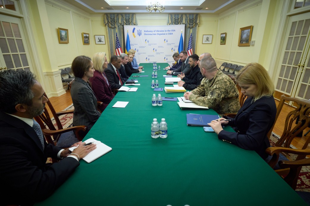 Zelensky meets with Lockheed Martin and Raytheon leadership in Washington to bolster Ukraine’s defense
