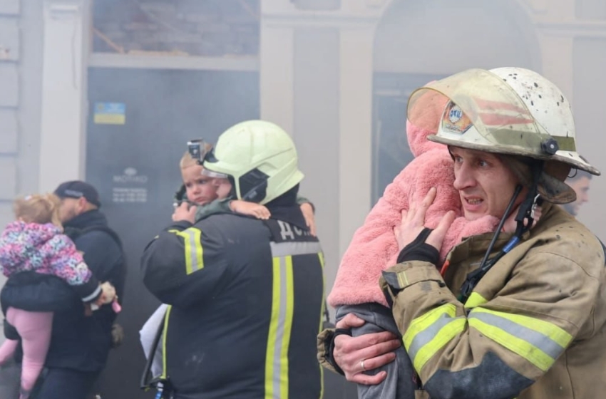 Russians struck a kindergarten in Kharkiv with jet-powered drones