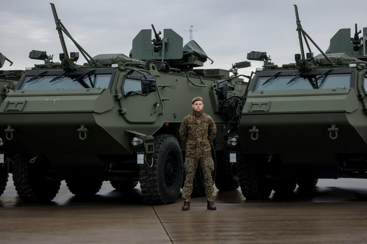 Ukraine has received 21 Patria 6x6 armored personnel carriers from Latvia