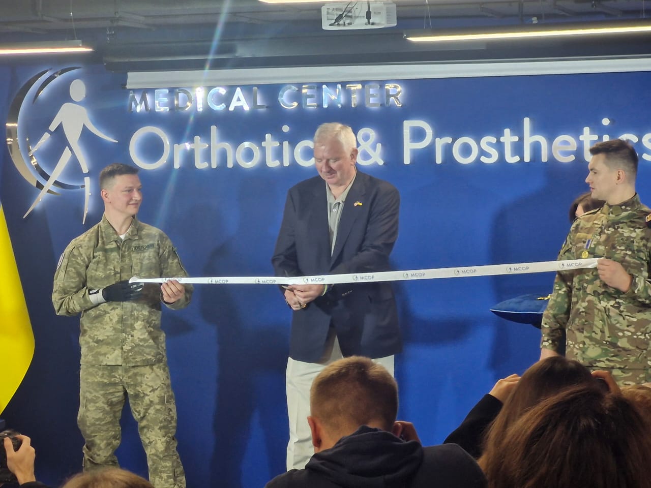An international prosthetics center has opened in Ukraine