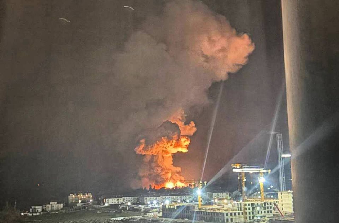 Ukraine has struck one of Russia’s largest oil terminals on the Black Sea