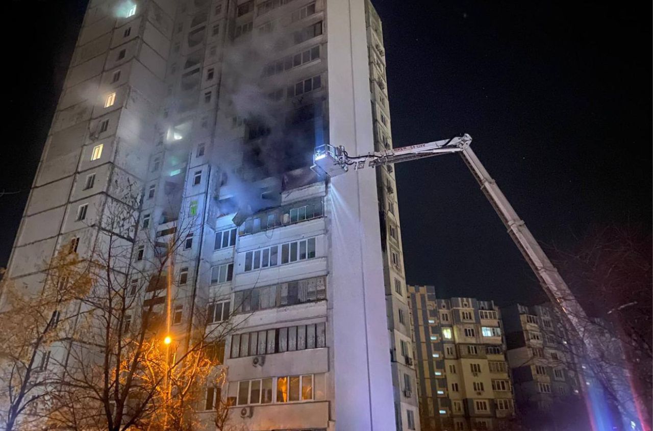 Massive Russian attack on Kyiv: death toll rises to 3 and 26 injured