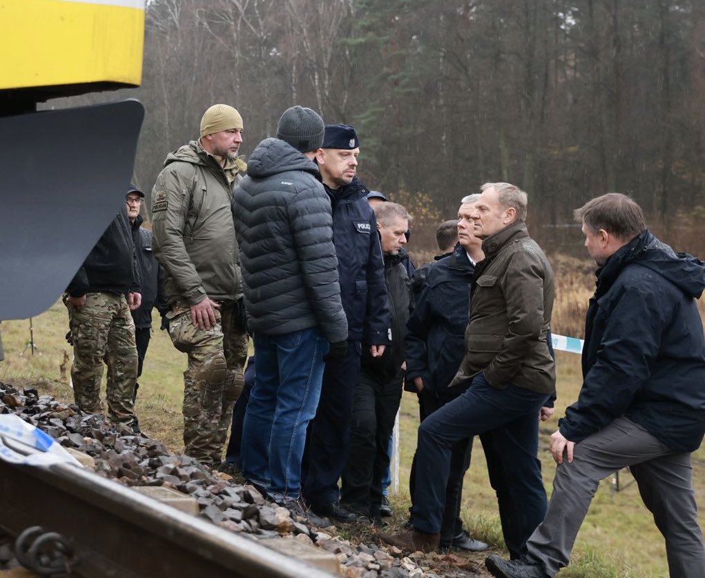 Polish Prosecutor:  Sabotage on Poland’s railway is being investigated as terrorist acts carried out in the interests of a foreign intelligence service