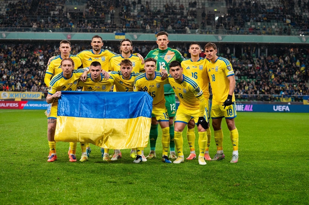 The Ukrainian national team will play Sweden in the semi-finals of the World Cup playoffs.