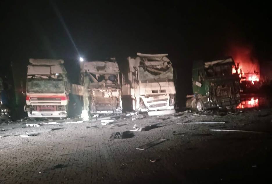 The Russian forces carried out a massive strike on the south of Odessa region