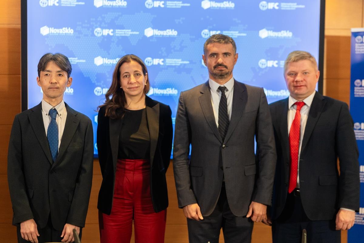 Ukraine, with support from the World Bank, is launching its first float-glass production plant