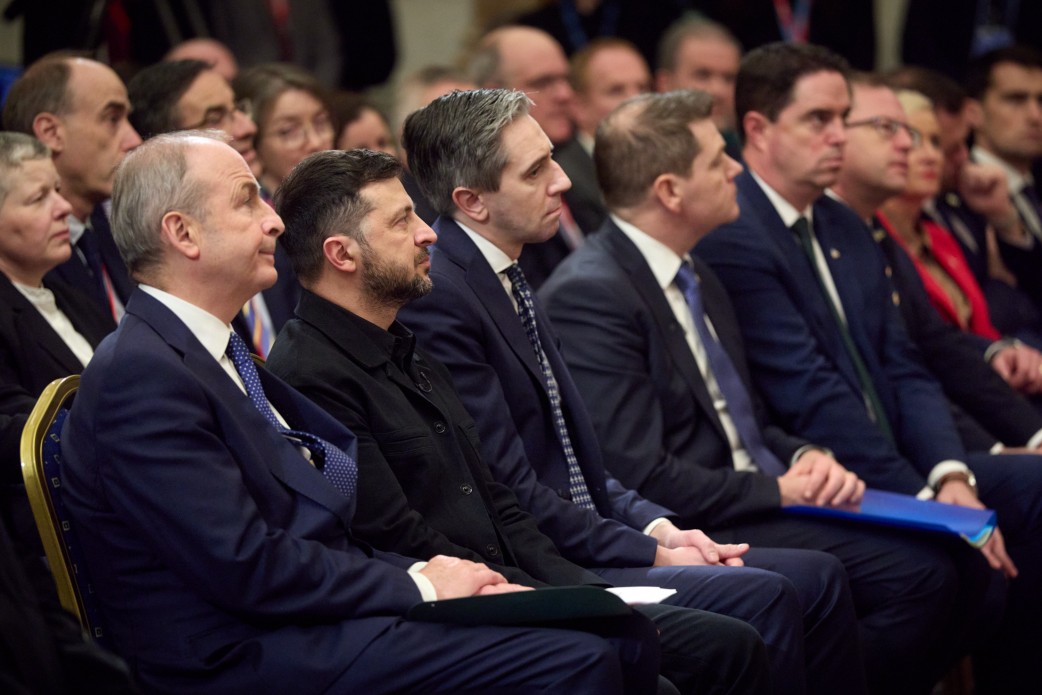 Volodymyr Zelensky took part in first Irish-Ukrainian Economic Forum