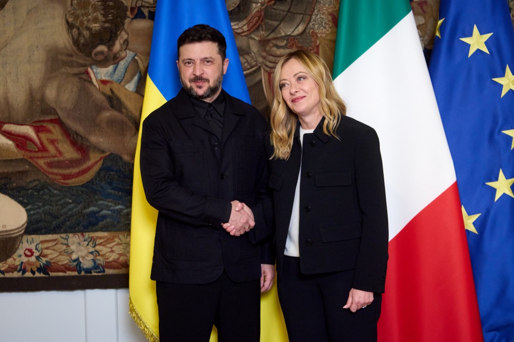 Defense and energy support for Ukraine: Volodymyr Zelensky met with Giorgia Meloni in Rome