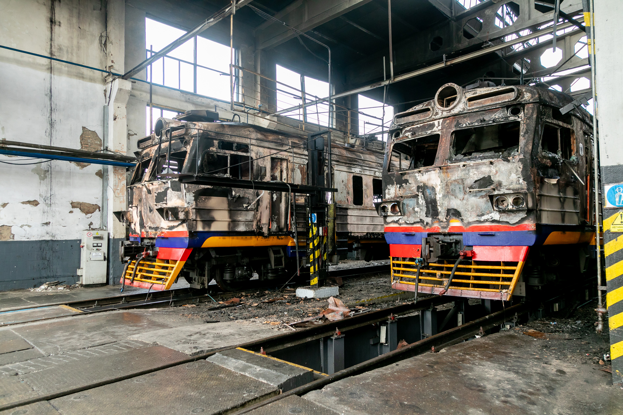 27 suburban train carriages destroyed in Russian strike on Fastiv