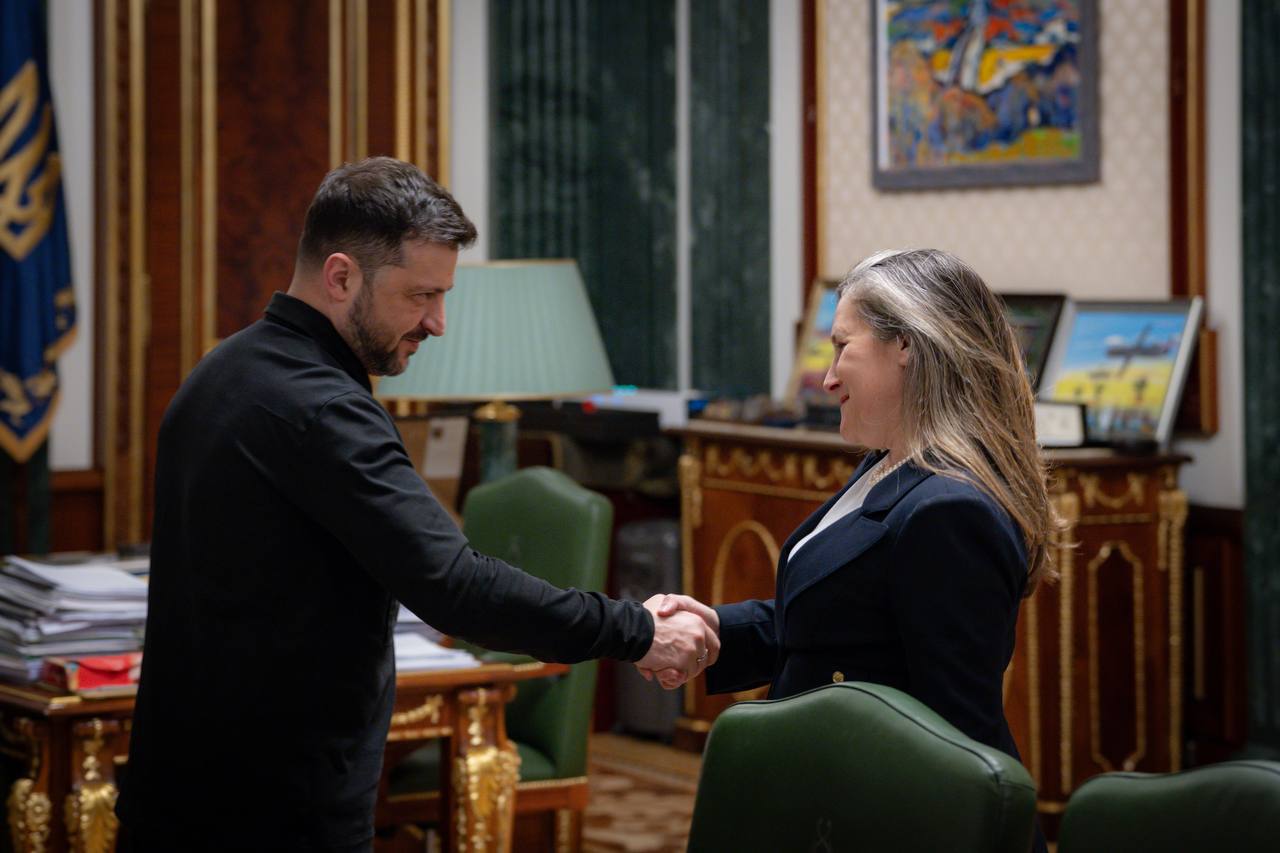 Zelensky appointed Chrystia Freeland as an advisor on economic development