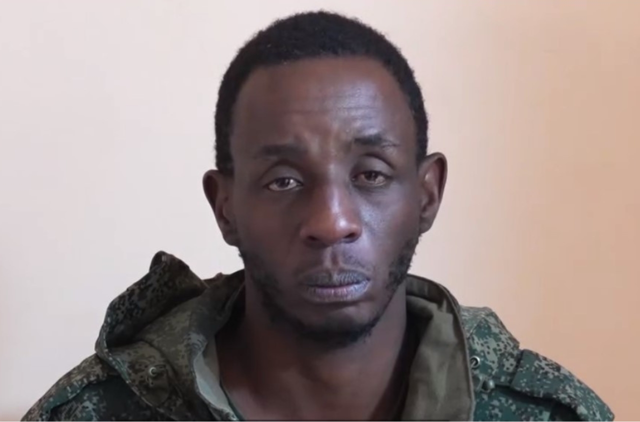 Ukrainian forces capture Russian mercenary from Uganda