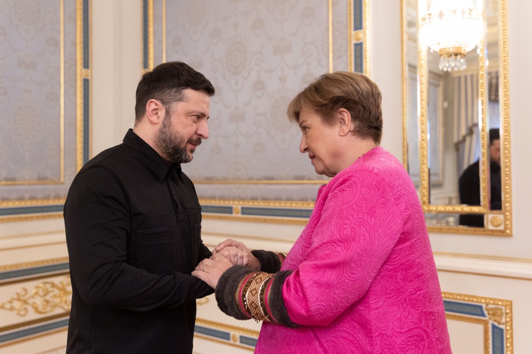 Volodymyr Zelensky and Kristalina Georgieva discussed IMF support for Ukraine