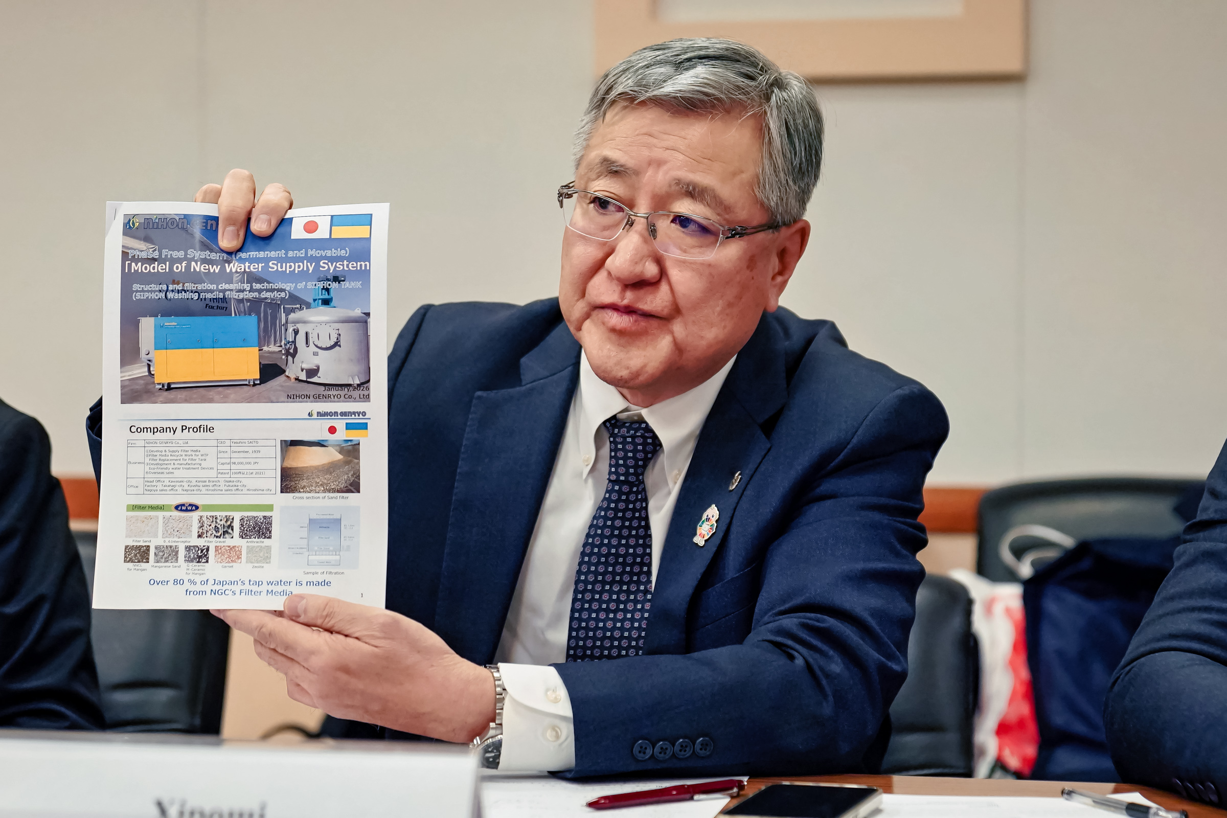 Ukraine and Japan team up on mobile water purification