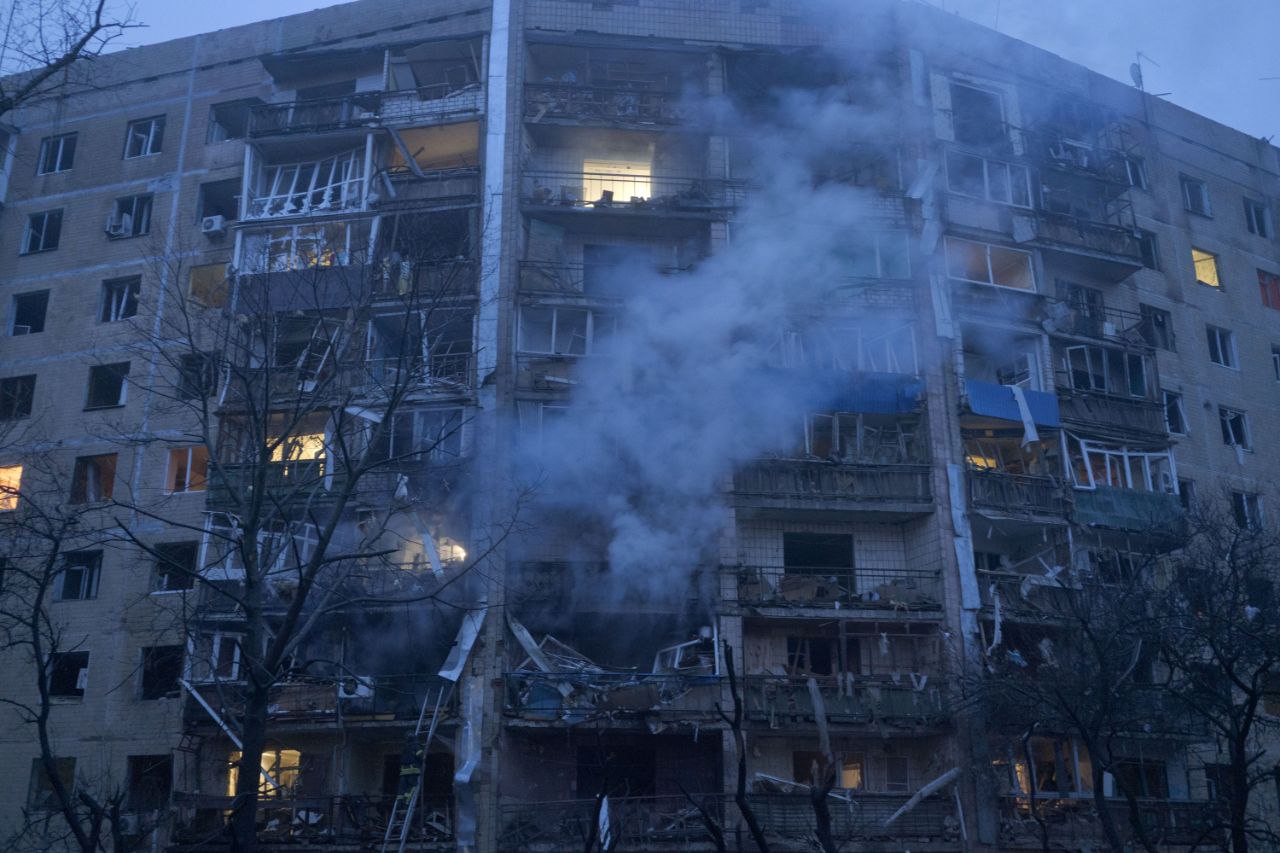 Russian missile, drone, and artillery attacks hit multiple Ukrainian regions