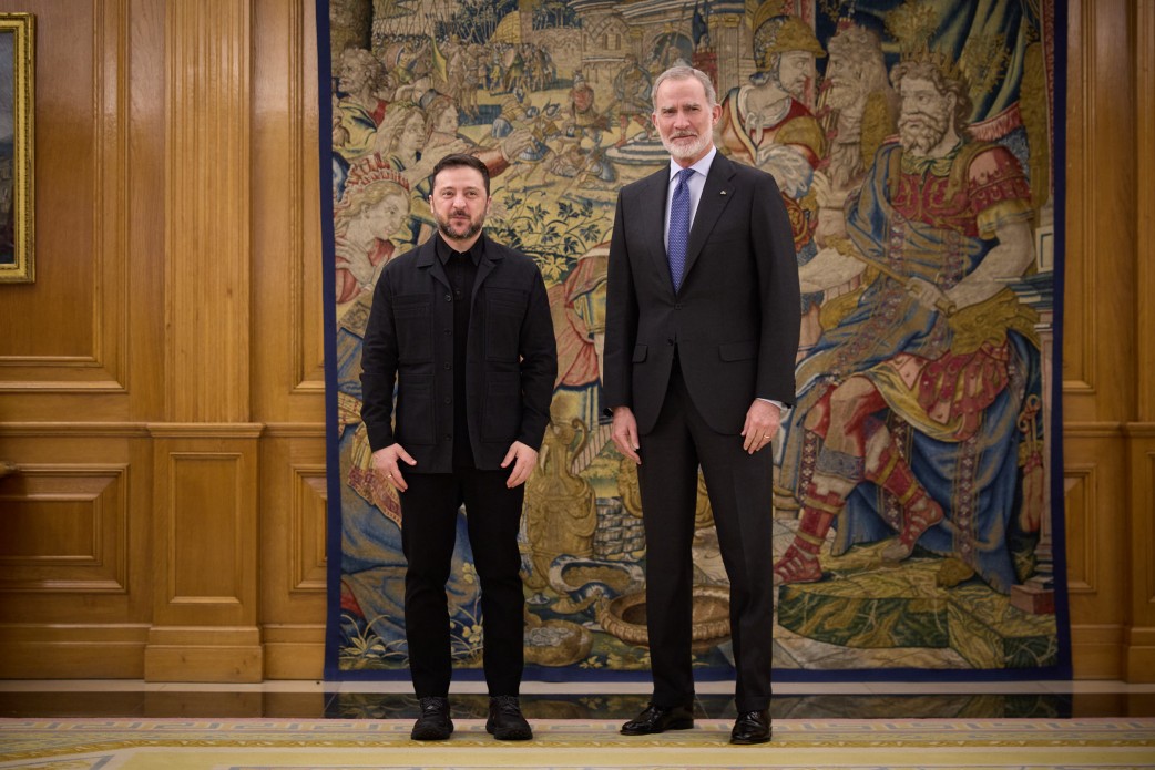 Ukrainian President meets King Felipe VI and leaders of Spain’s Cortes generales
