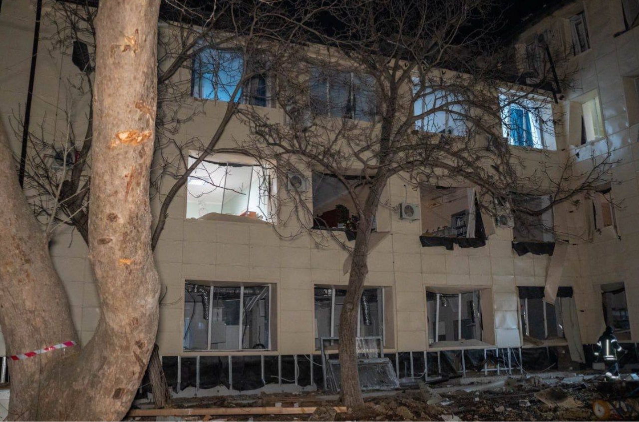 Odessa hit by massive drone attack, two killed, maternity hospital and port damaged