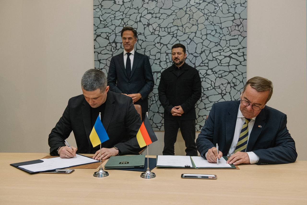 Ukraine and Germany sign agreement on anti-ballistic programme and drone production