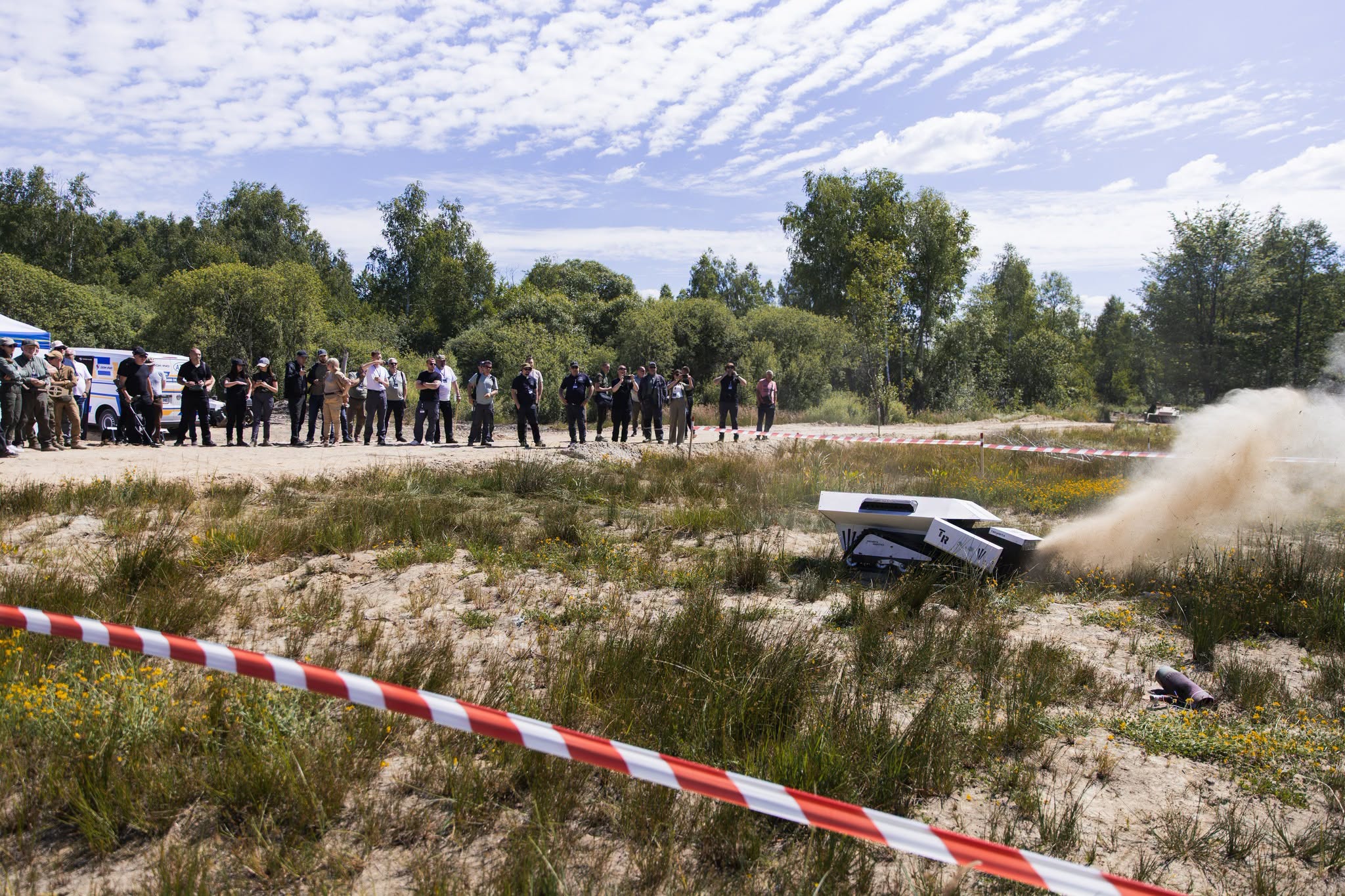 Drones, robots and AI trialed in Ukraine’s humanitarian demining exercise