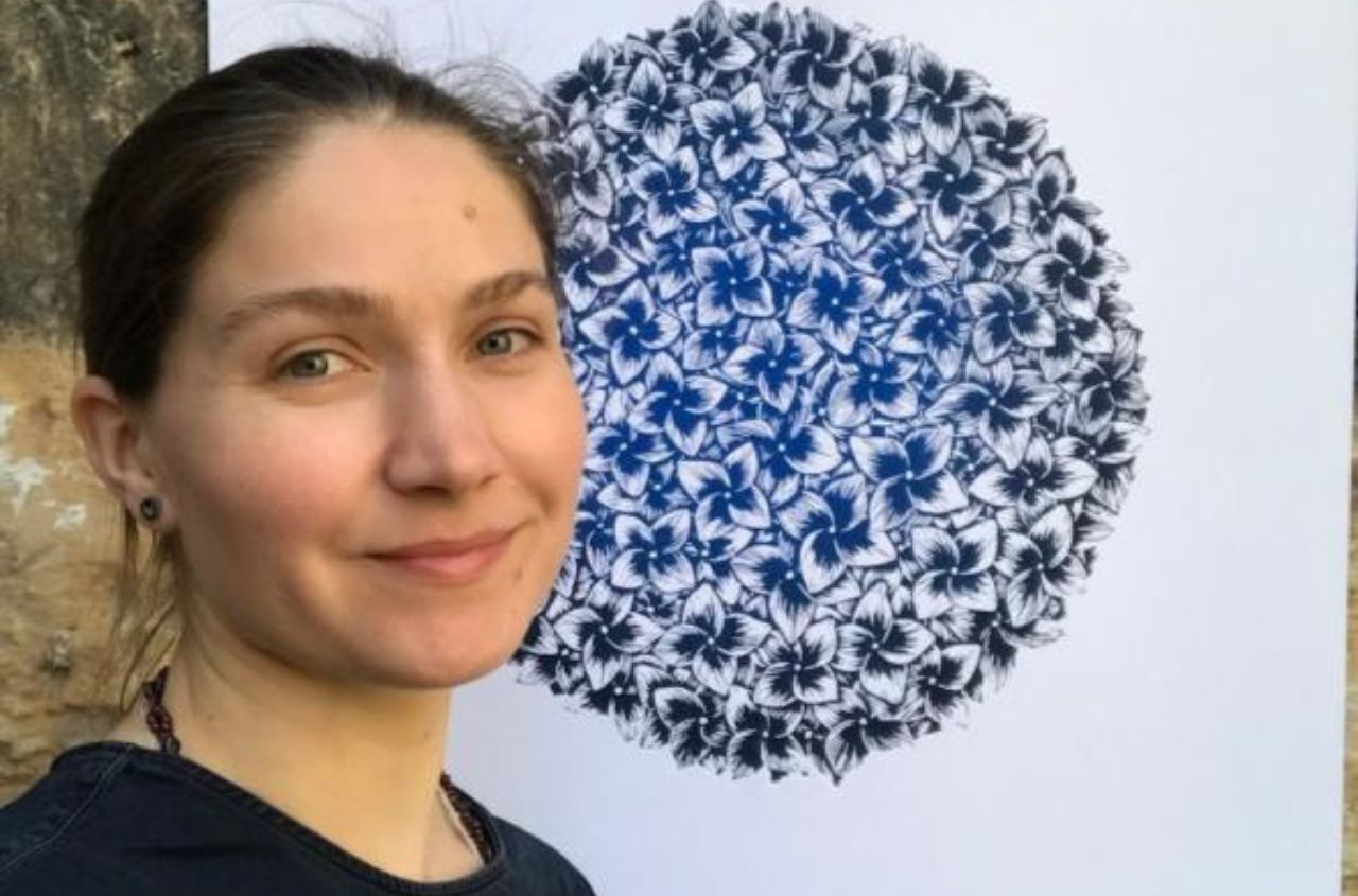 Velvet, Burin, and Silence: The Poetics of Oleksandra Valchuk's Prints