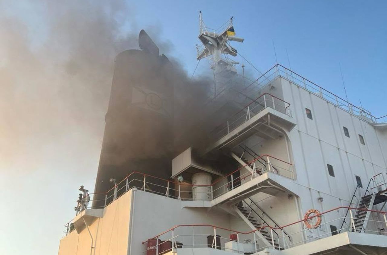 Russia hit civilian merchant vessels in Mykolaiv port