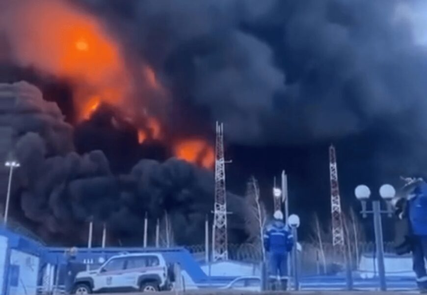 SSU drones hit major Russian oil refinery more than 1,500 km from Ukraine
