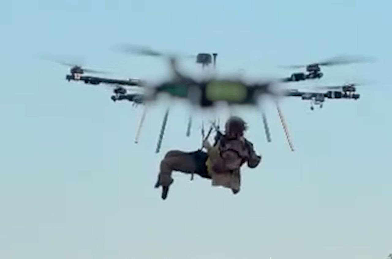 Ukrainian forces make history with first-ever hexacopter evacuation of wounded soldier