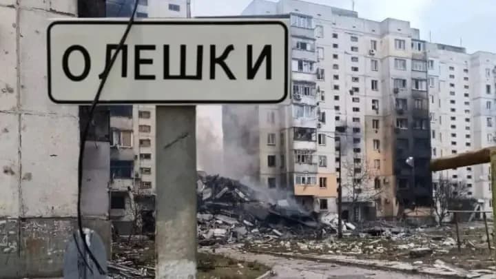 Humanitarian mission begins in Russian-occupied Oleshky