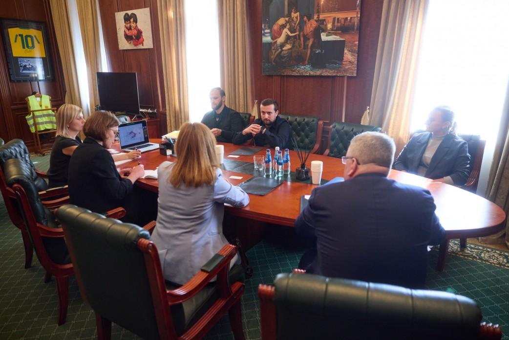 Kyrylo Tymoshenko discussed with the delegation of Latvia a plan for the fast recovery of infrastructure