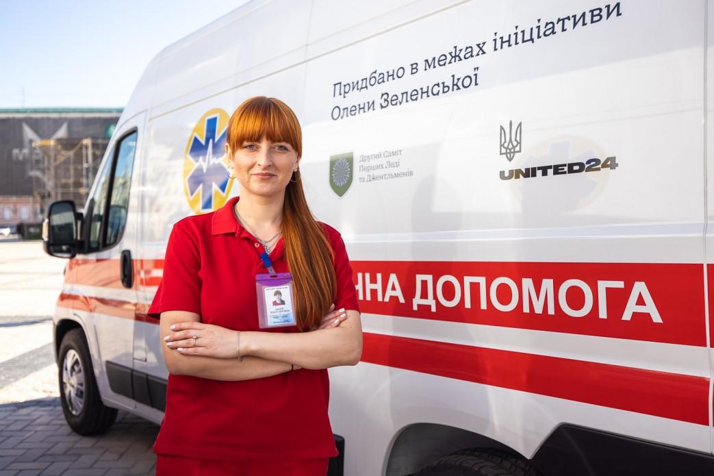 On the initiative of Olena Zelenska, more than $6.4 million was raised for ambulances that will help save the seriously injured