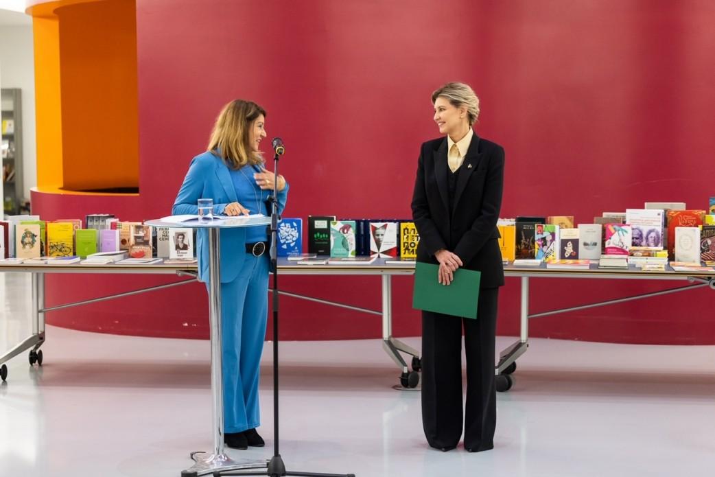 First Lady of Ukraine presents two projects at the world's largest Frankfurt Book Fair