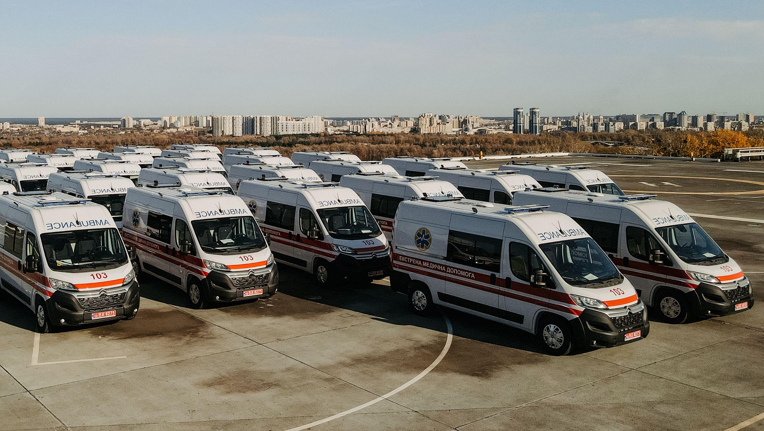 Another 43 Ambulances have been purchased with funds raised via UNITED24