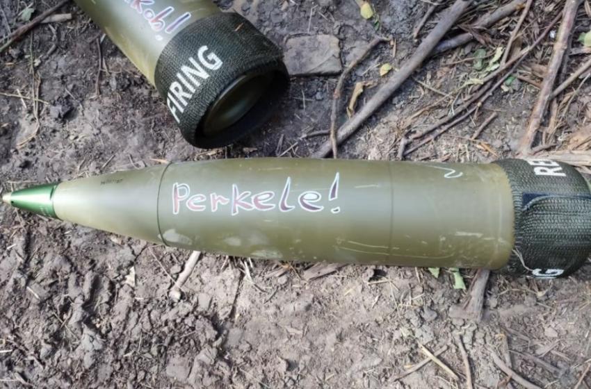 "Postcard" to the occupiers. The Finnish MP ordered an inscription on a Ukrainian artillery shell
