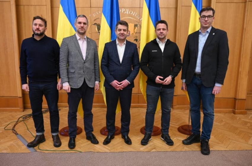 Yevhen Perebyinis held a meeting with mayors of founding cities of the international initiative "Pact of Free Cities"