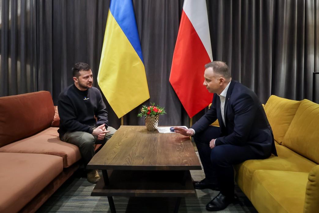 Volodymyr Zelenskyy and Andrzej Duda held a meeting in Rzeszów