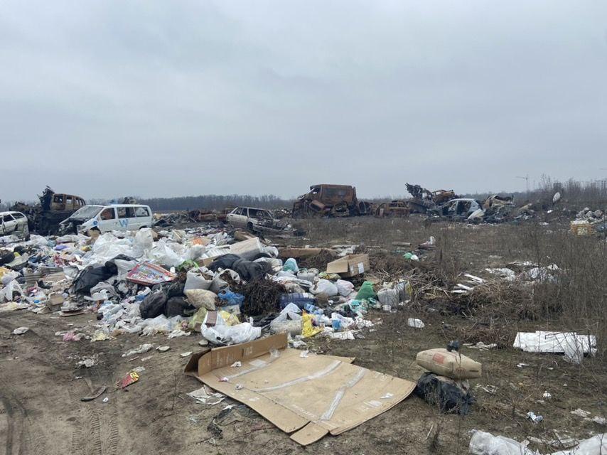 In Bucha, a garbage dump and 30 destroyed houses will be removed with funds from Japan