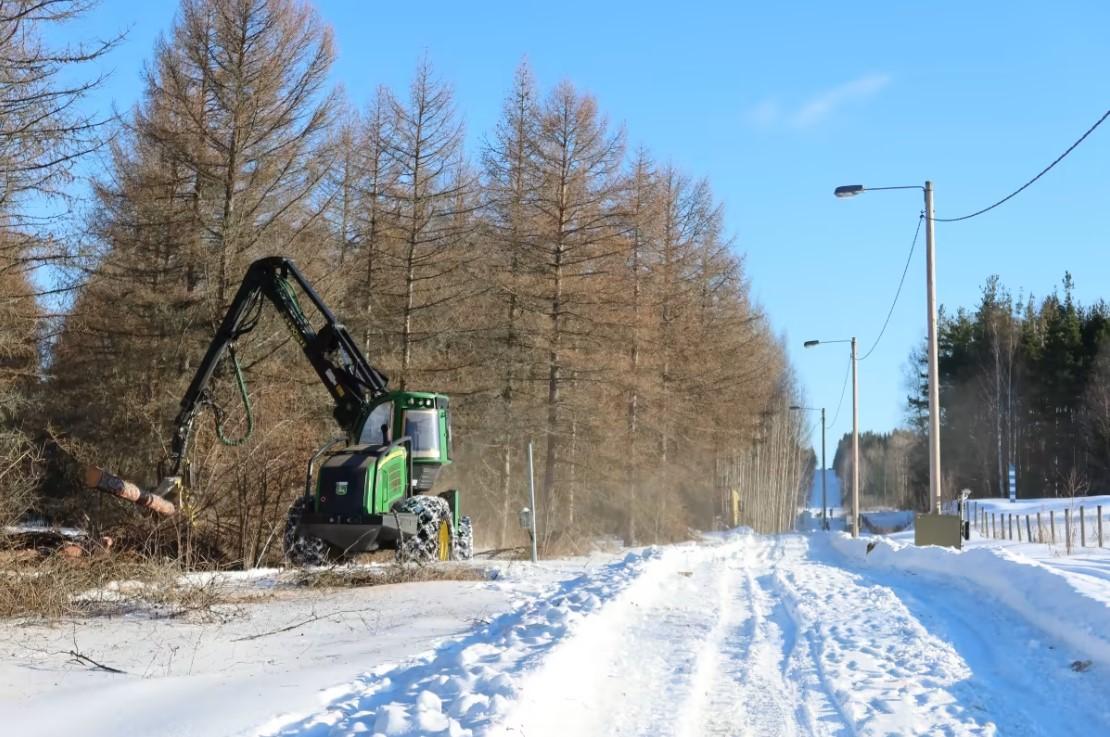 Finland began to construct a fence on the border with Russia