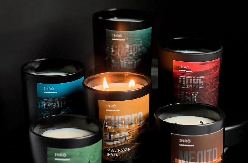 INRO, together with UNITED24, presented a limited collection of candles